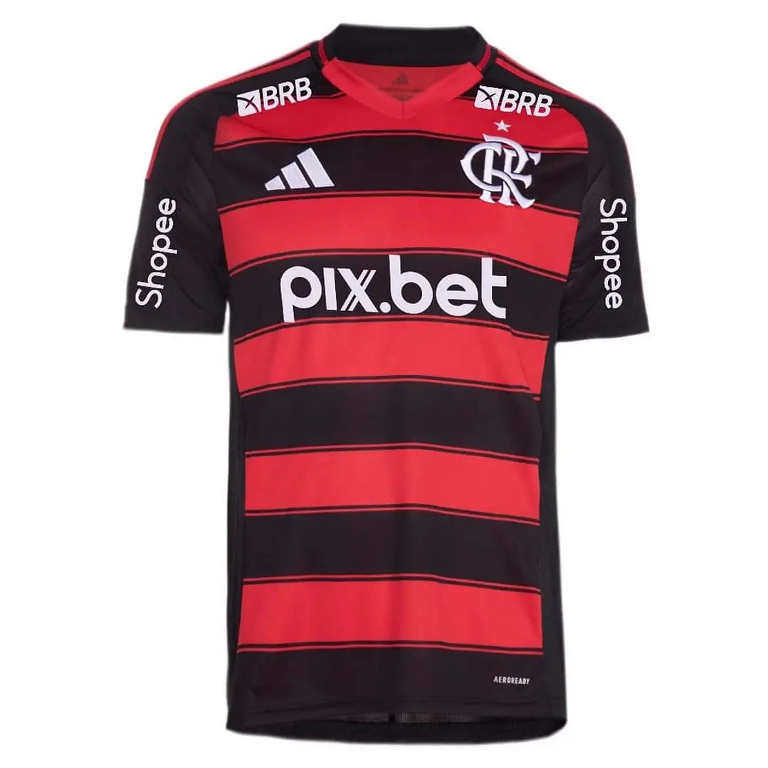 Camisola Flamengo Principal 25/26 Patrocinios