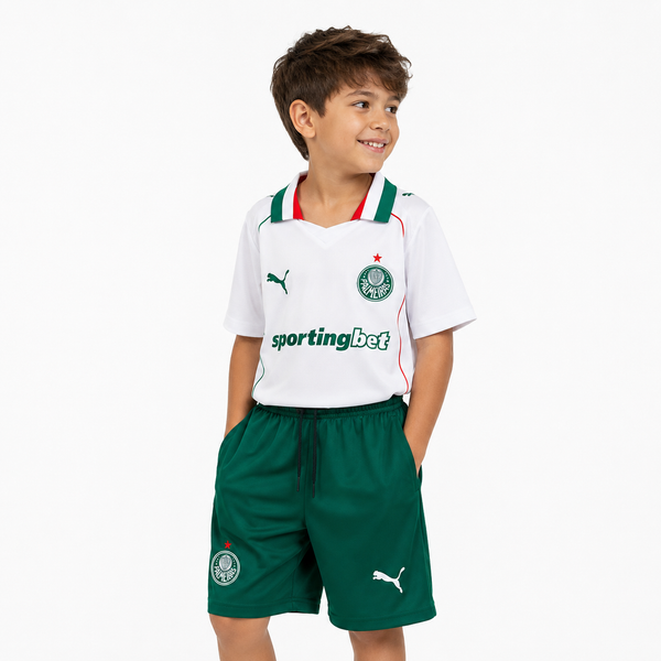 Conjunto Palmeiras Alternativo Equipamento 26/27 - Criança