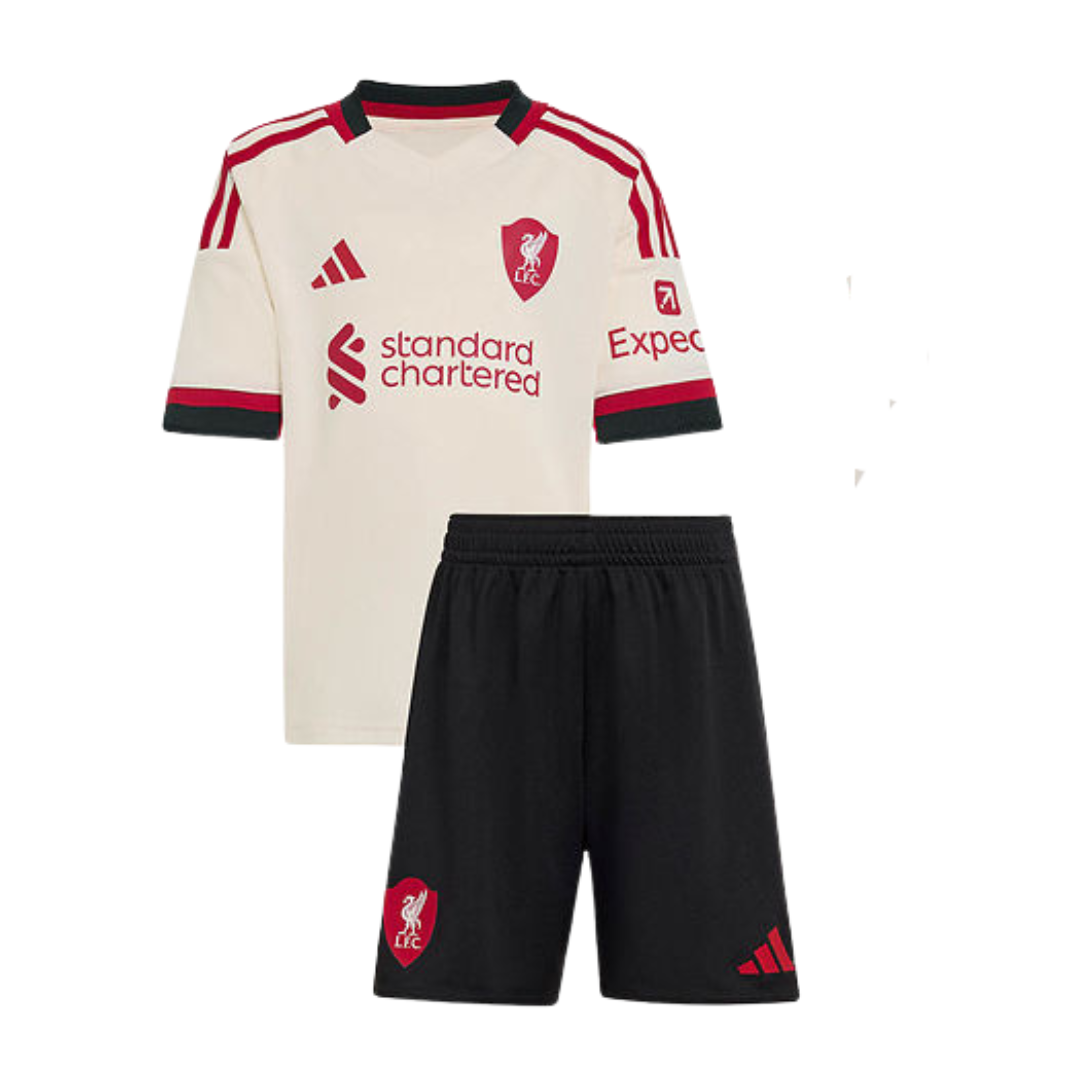 Conjunto Criança Liverpool Alternativo 25/26