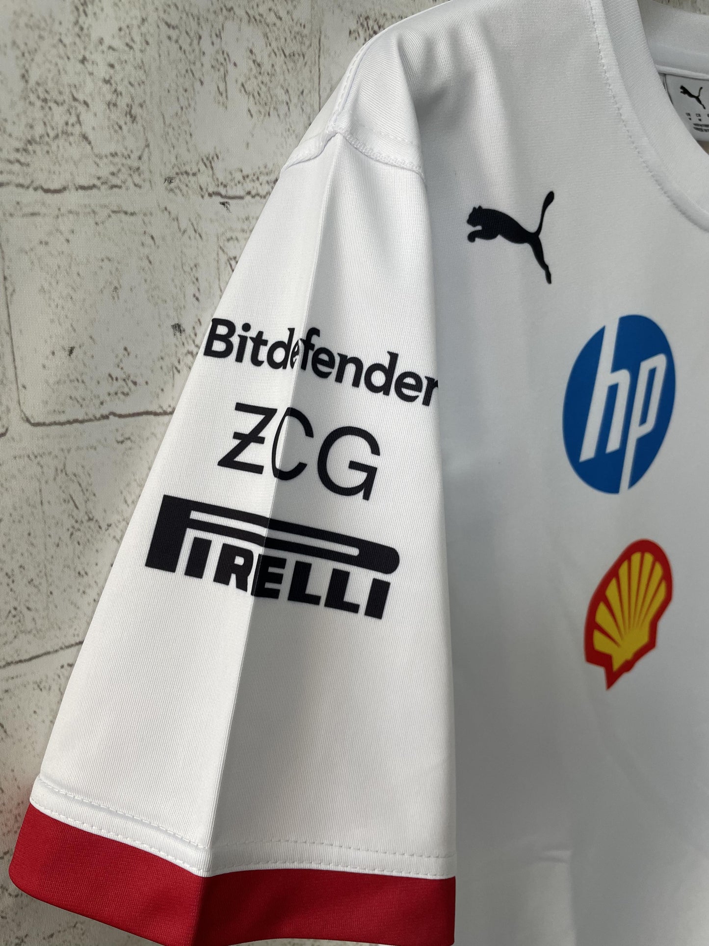 CAMISOLA F1 FERRARI 2025 T-SHIRT - BRANCA