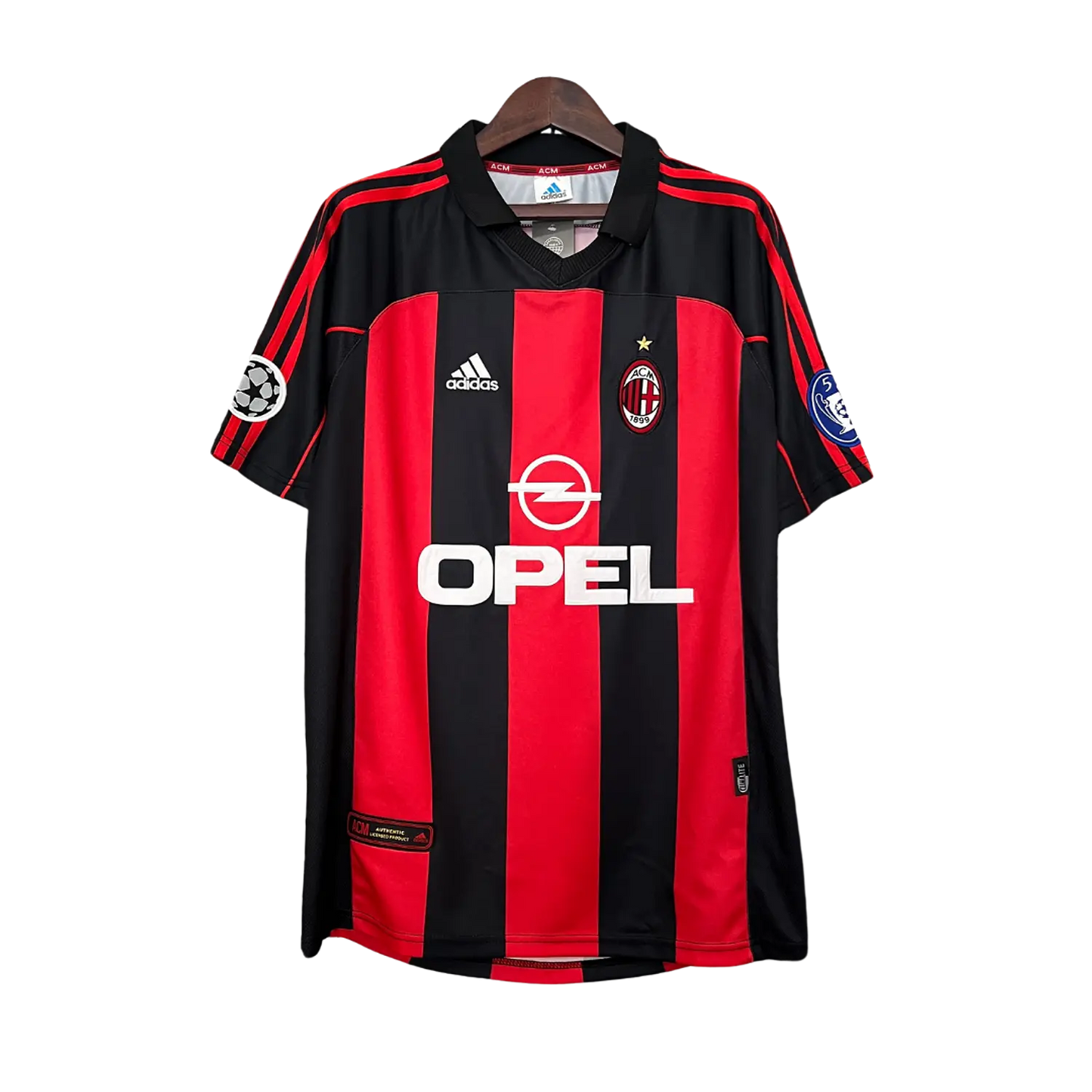 Camisola Milan Principal UCL 00/01 Retro