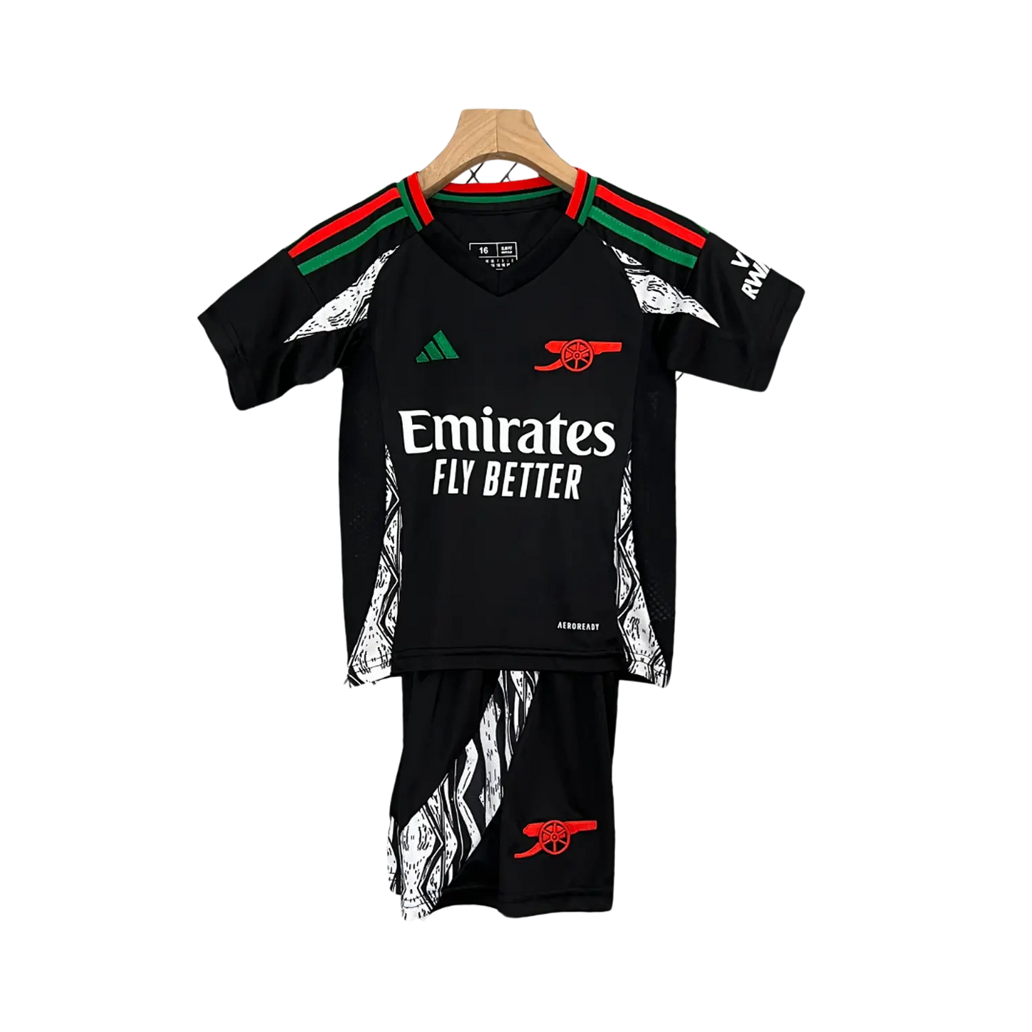 Conjunto Criança Arsenal Alternativo 24/25