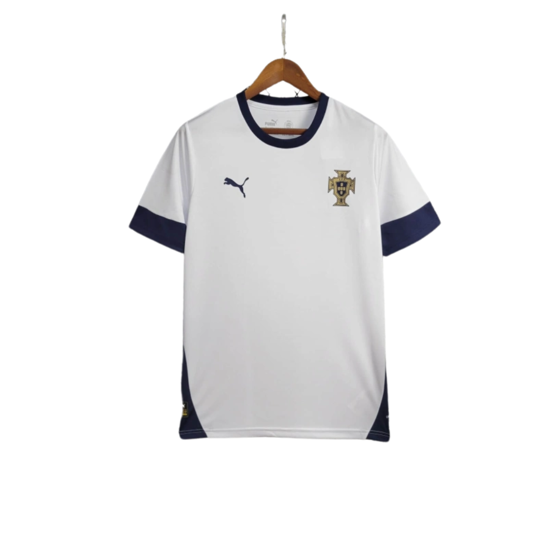 Camisola Aquecimento Branca Portugal 2025