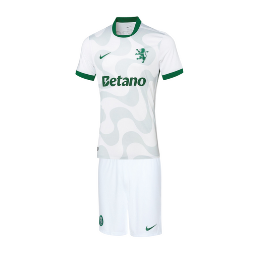Conjunto Criança Sporting Alternativo 25/26