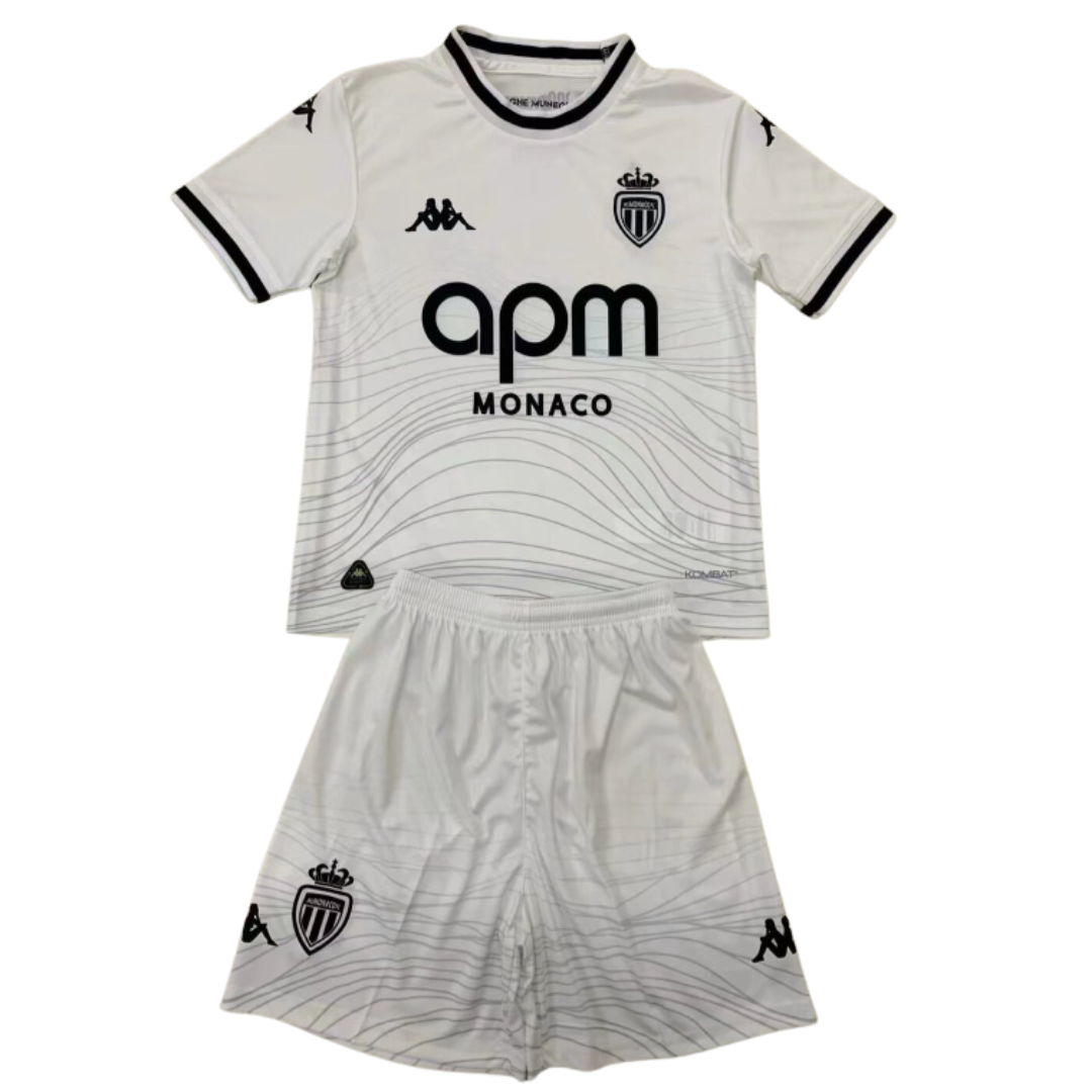 Conjunto Criança Monaco Terceiro 24/25
