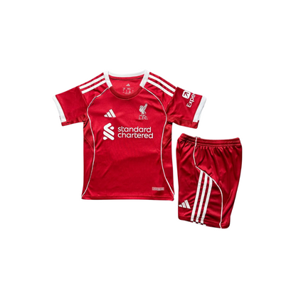 Conjunto Criança Liverpool Principal 25/26