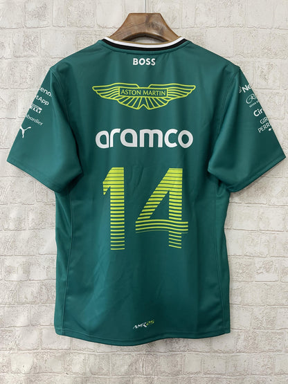CAMISOLA F1 ASTON MARTIN 2025 - Nº14 VERDE