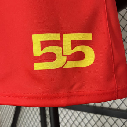 CAMISOLA F1 FERRARI 2024 F1 shirt RED #55