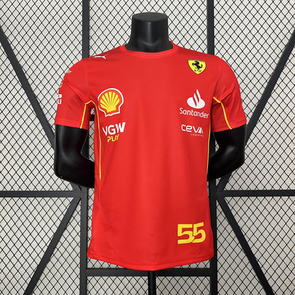 CAMISOLA F1 FERRARI 2024 F1 shirt RED #55