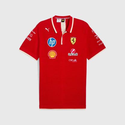 CAMISOLA F1 FERRARI 2025 POLO II - Homem