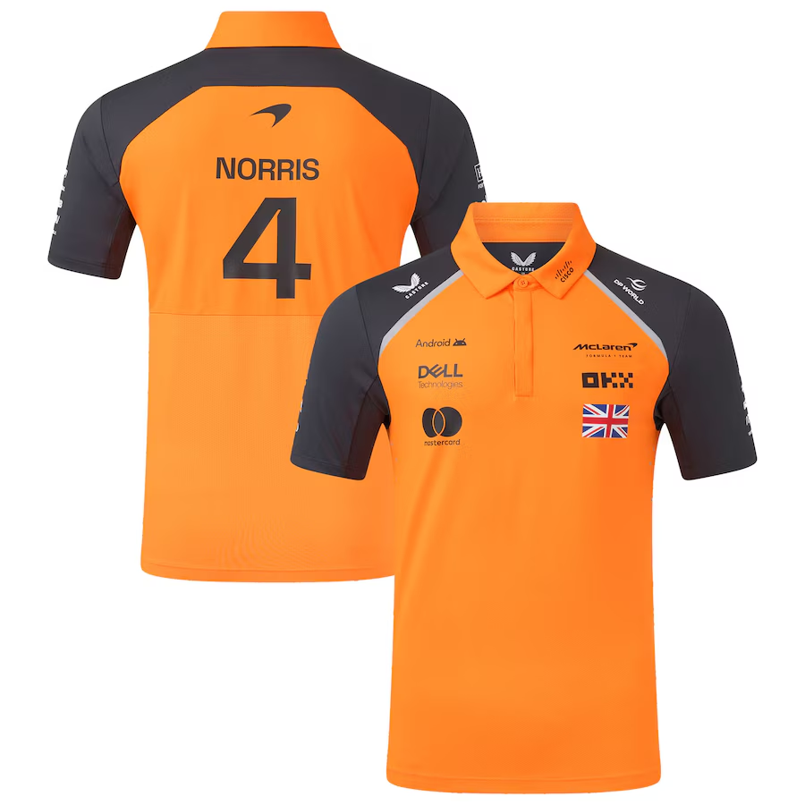 CAMISOLA F1 McLAREN 2025 - POLO #4 NORRIS