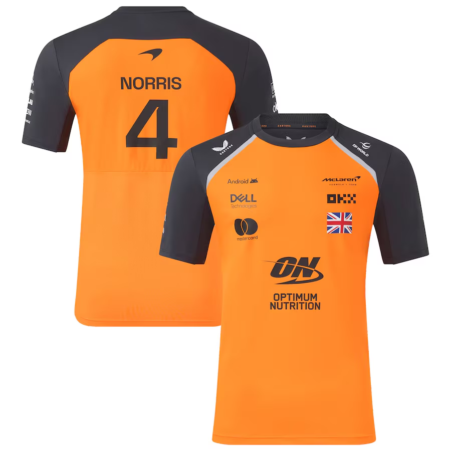 CAMISOLA F1 McLAREN 2025 - T-SHIRT II #4 NORRIS