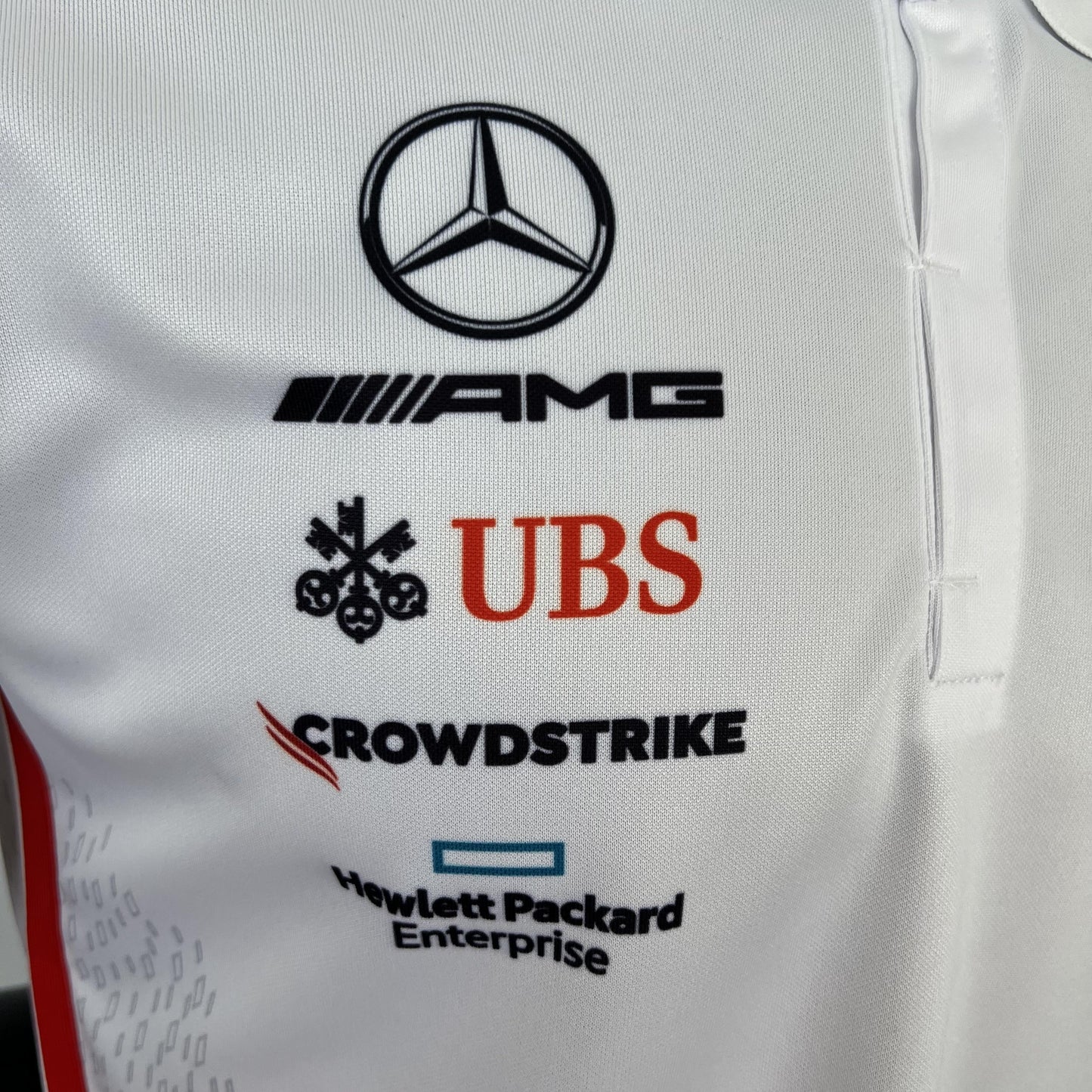 CAMISOLA F1 Mercedes Benz 2023 - White T shirt - POLO