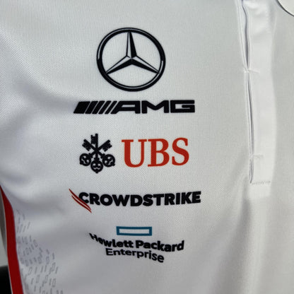 CAMISOLA F1 Mercedes Benz 2023 - White T shirt - POLO