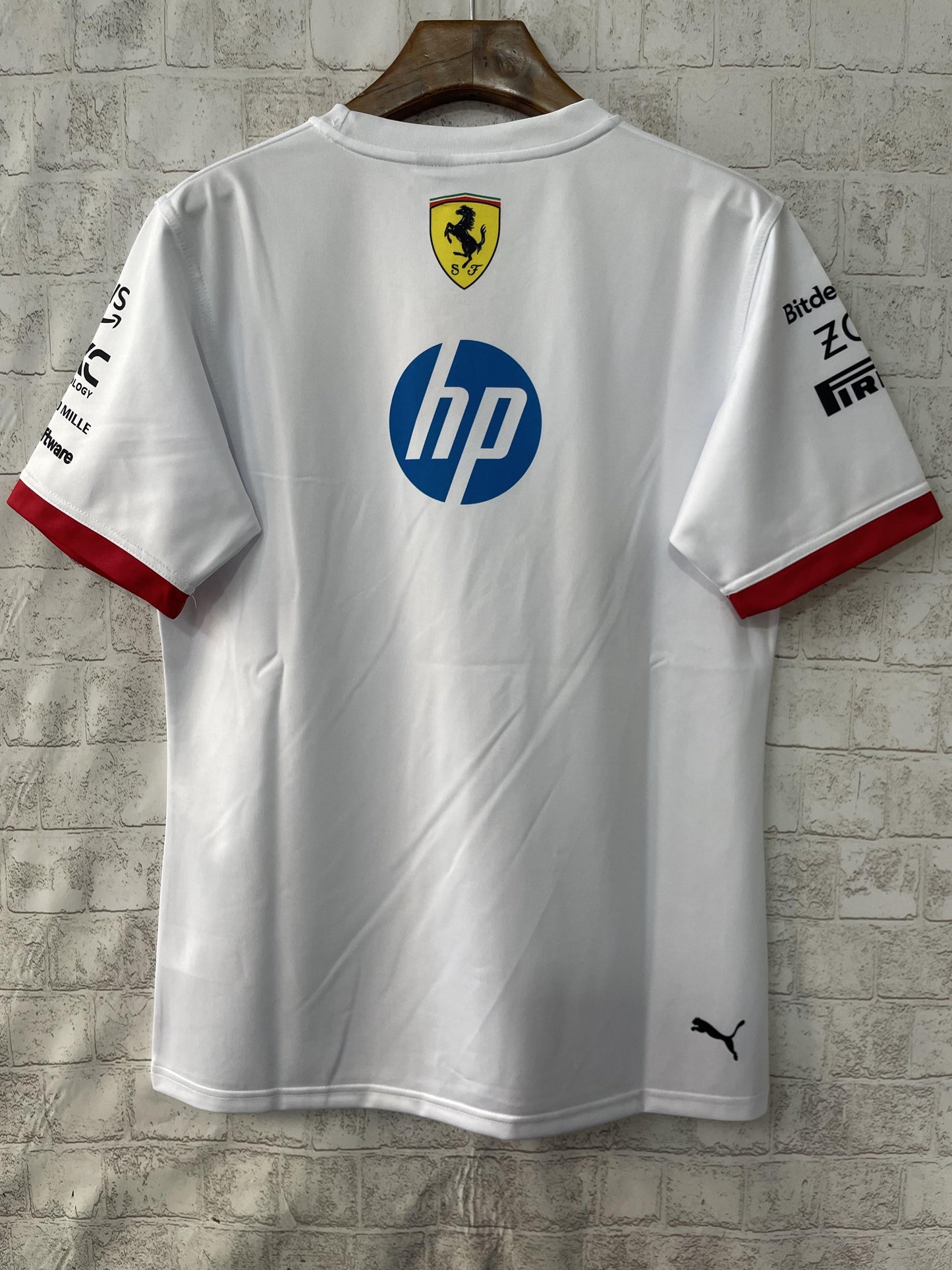 CAMISOLA F1 FERRARI 2025 T-SHIRT - BRANCA
