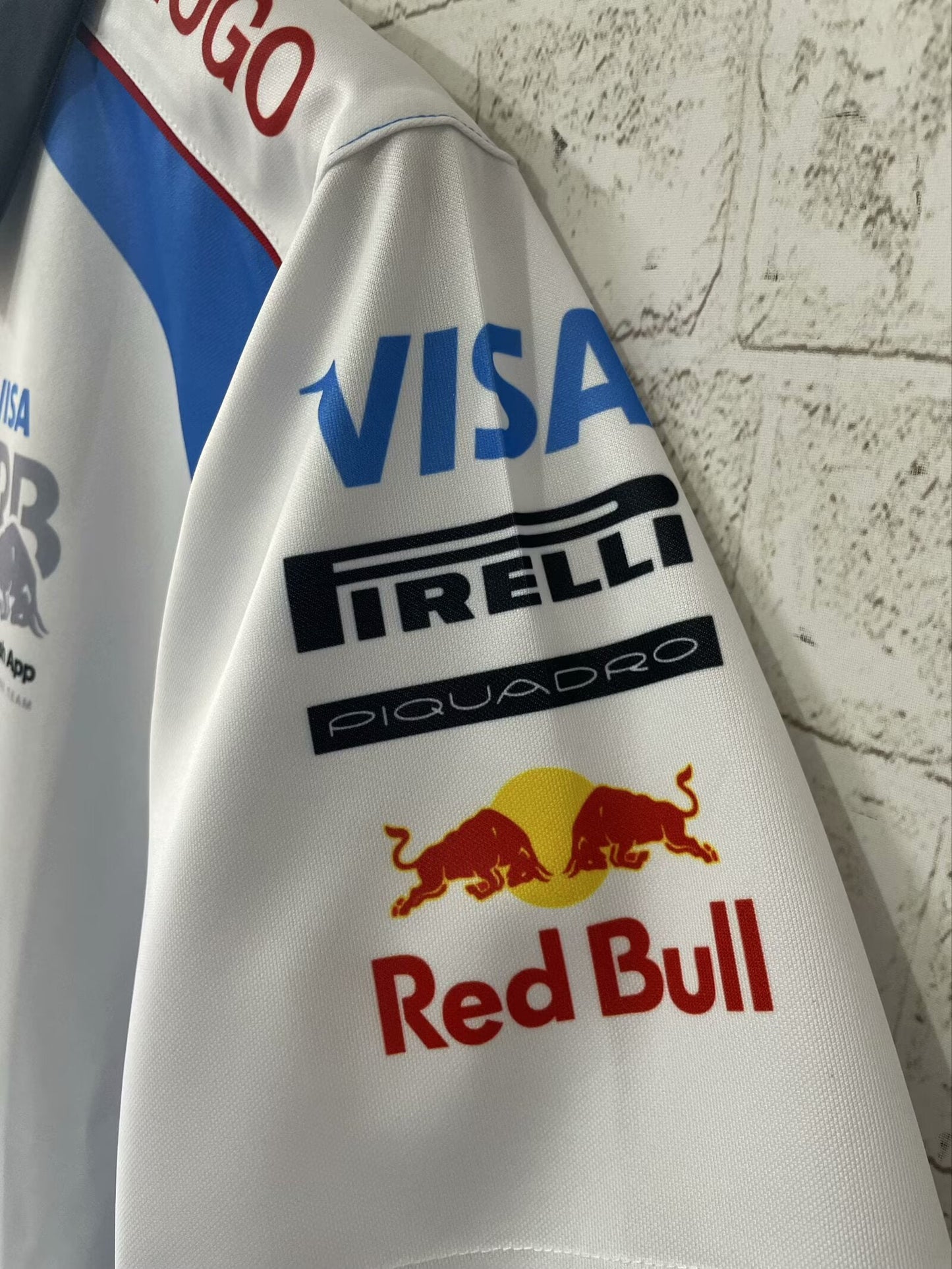 CAMISOLA F1 RED BULL 2025 - POLO - BRANCO