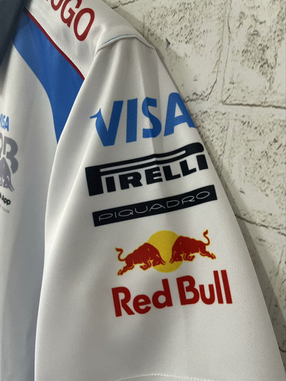CAMISOLA F1 RED BULL 2025 - POLO - BRANCO