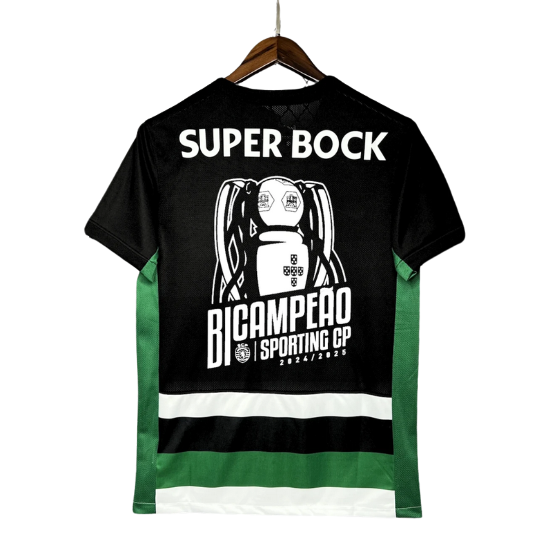 Camisola Sporting Bicampeão 2024-2025