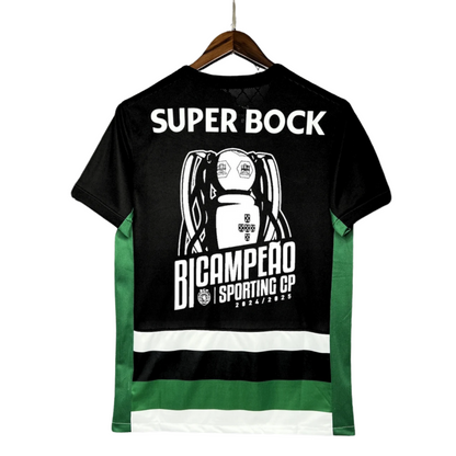 Camisola Sporting Bicampeão 2024-2025