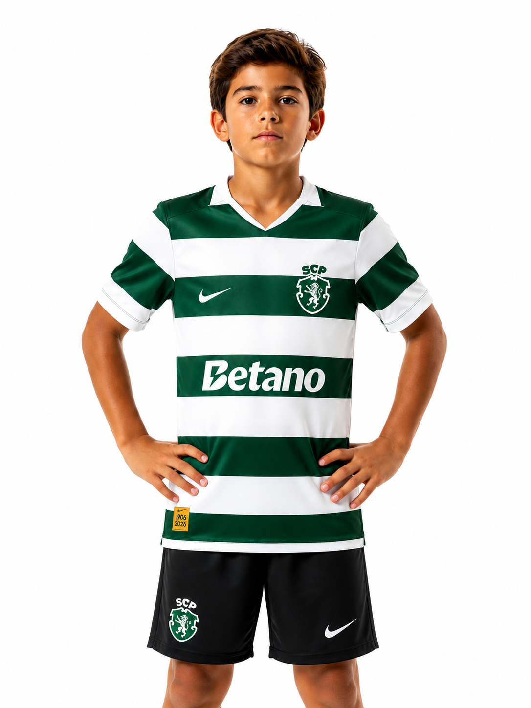 Kit Criança Sporting Principal 26/27