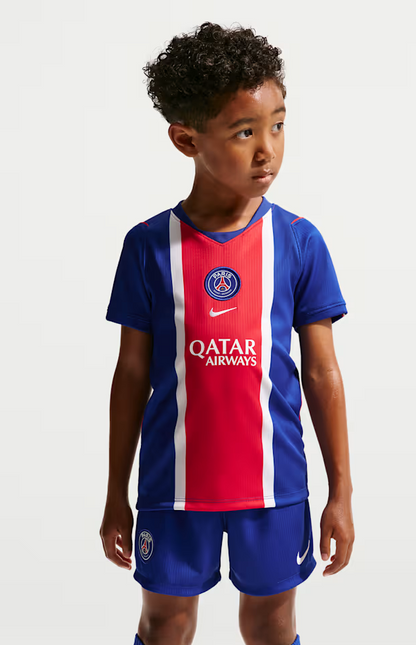 Conjunto PSG Primeiro Equipamento 26/27 - Criança