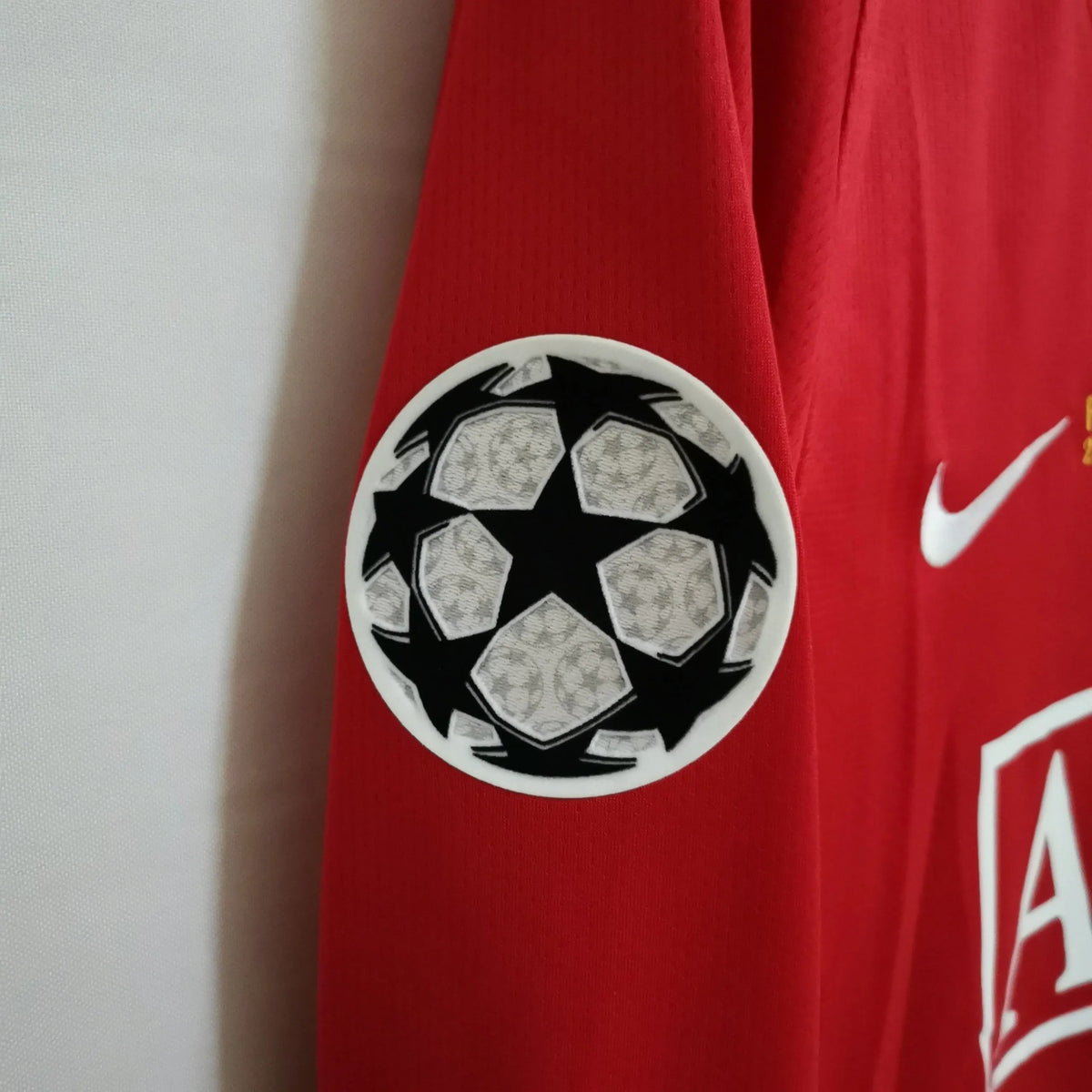 Camisola Man Utd Final UCL 07/08 Retro - Manga Comprida